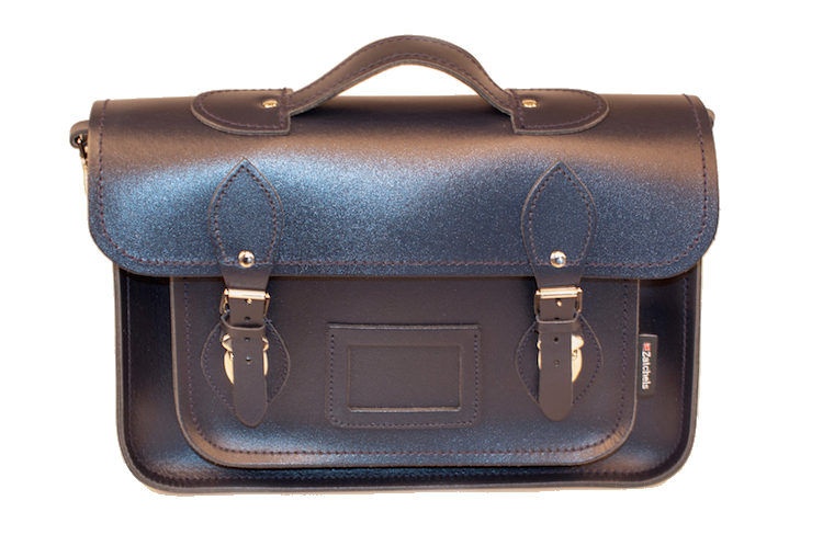 Портфель Zatchels Classic Navy Leather 13