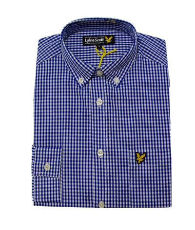 Рубашка Lyle & Scott Gingham French Navy