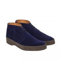 Ботинки Factory Seconds - Sanders Hi-Top Navy Suede Chukka
