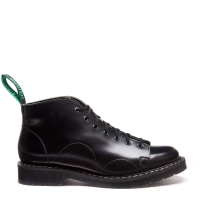 Solovair Hi-Shine Monkey Boot In Black