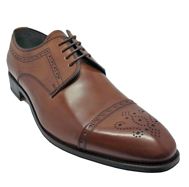 John White Charter Semi Brogue in Tan