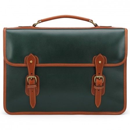 Сумка Tusting Harrold Wymington Leather Green And Tan