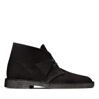 Clarks Desert Boot in Black Suede