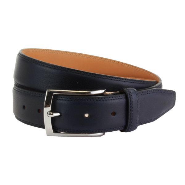 Ремень The British Belt Company Stanley Formal Leather Navy