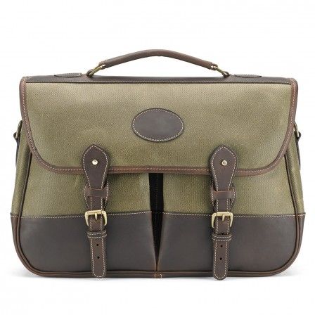 Сумка Tusting Satchel Lichen Waxed Canvas With Sundance Leather Trim