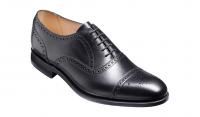 Barker Mirfield Semi Brogue in Black Calf