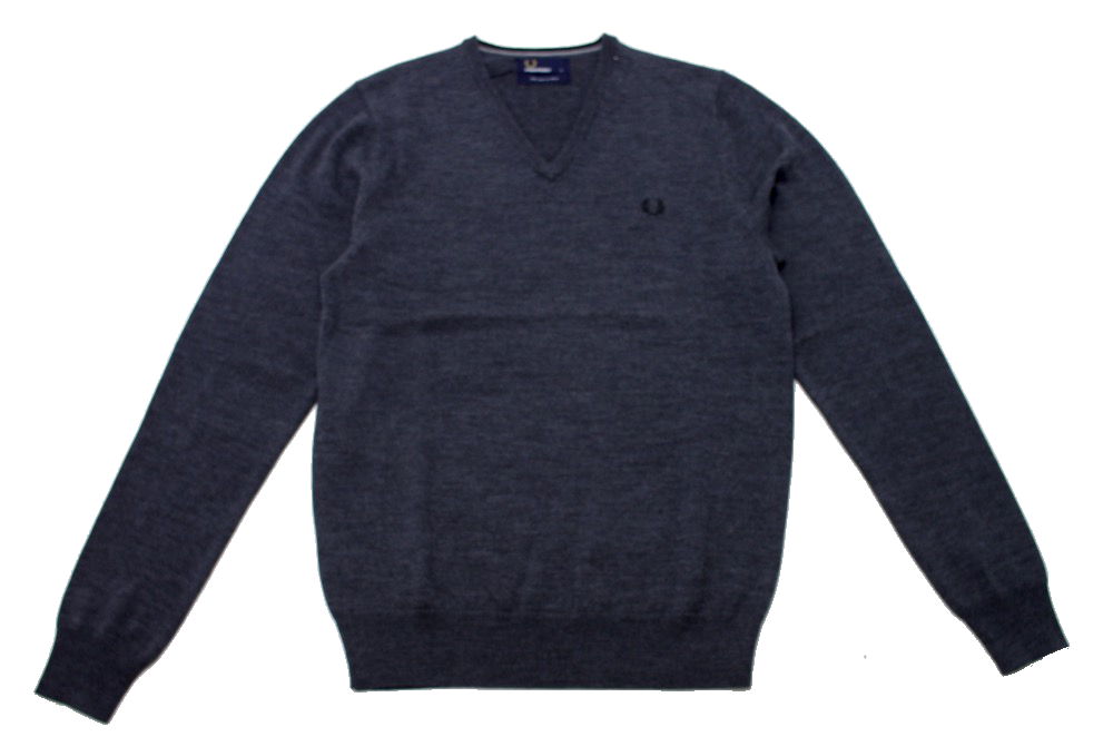 Джемпер Fred Perry Classic Wool V Neck Grey
