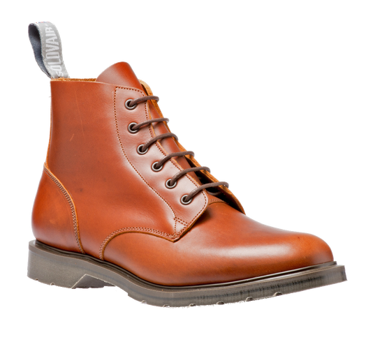 Ботинки Solovair 6 Eyelet Derby Brown