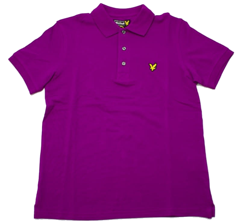 Рубашка-поло Lyle & Scott Classic Plain Pique Blackcurrant