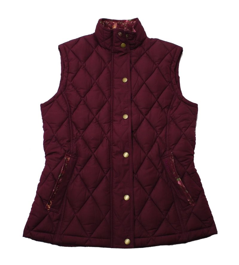 Barbour Tors Gilet in Red