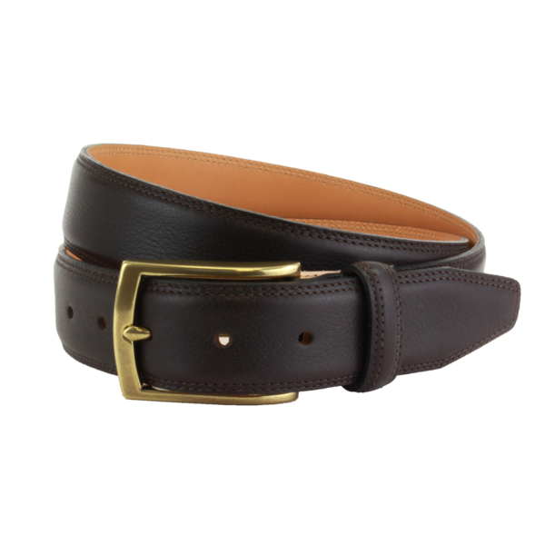 Ремень The British Belt Company Stanley Formal Leather Brown