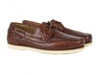 Chatham Newton Deck Shoes in Coffee
