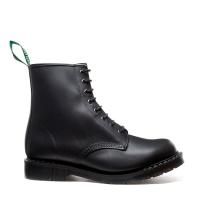 Solovair Greasy 8 Eye Derby Boot in Black