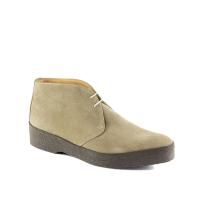 Sanders Hi-Top Chukka Boot in Dirty Buck Suede
