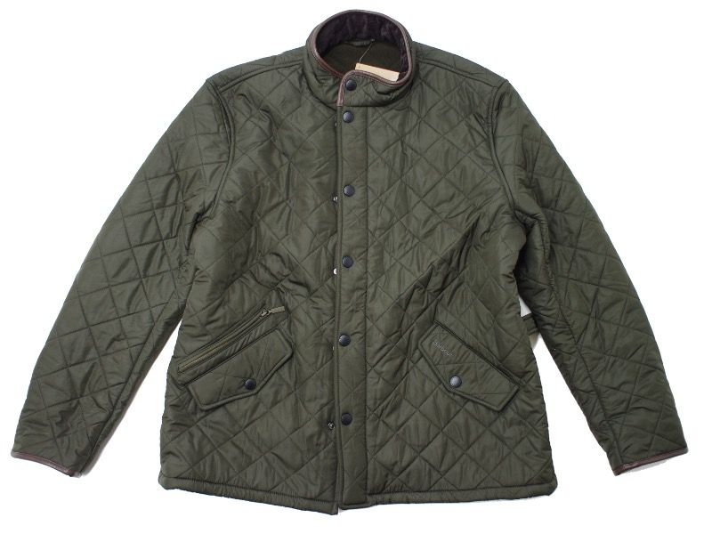 Barbour Powell Quilted Jacket in Olive